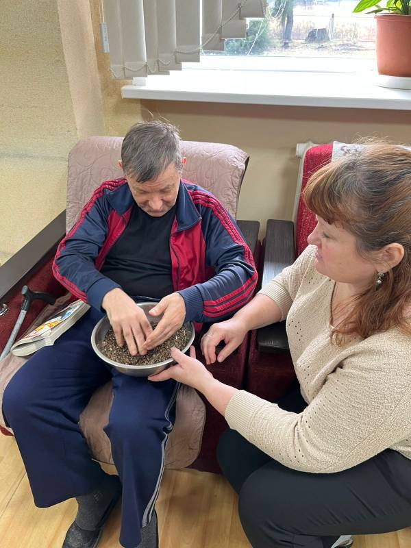 Занятия с крупами